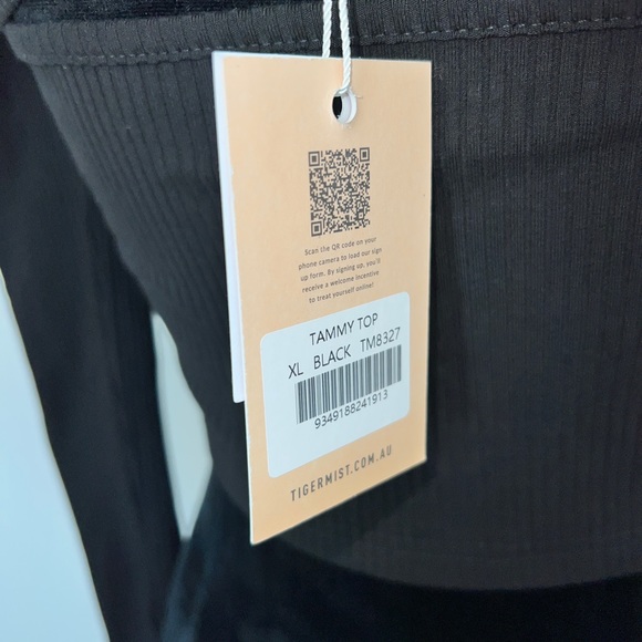 Tiger Mist Black Tami Top - Picture 7 of 7